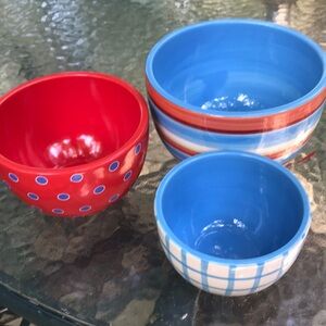 Bowls- Set of 3- Small, Medium, Large Pretty Patterns